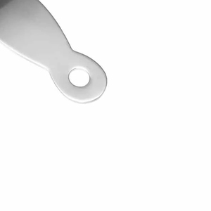 Plateaux d'empreinte dentaire perforés, manuels, réutilisables, pour prothèse, en acier inoxydable et silicone, pour mâchoire inférieure, taille moyenne, de base, haute qualité, pour osseux - Product Image 2