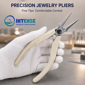 Alicates Profesionales de Punta Fina para Joyería, de Acero Inoxidable, Herramienta de Precisión para Doblar Alambre con Mango Ergonómico - Product Image 5