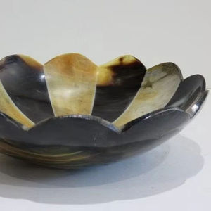 Ensemble de bols en corne naturelle, faits à la main, élégants, durables, design artisanal unique, décoratifs, écologiques, émaillés, lavables au lave-vaisselle - Product Image 2