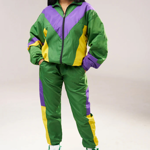 2026 High Quality Winter Streetwear Windbreaker Hooded <b>Tracksuit</b> Drawstring Solid Jogger Pant Set Windproof OEM Custom - Product Image 2