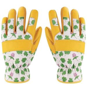 High Quality Women & Men Breathable Waterproof Leather Anti-Slip Anti-Cut Gardening <b>Gloves</b> for Rose Weeding and Digging - Product Image 1