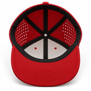 Gorra de 6 Paneles con Cuerda, Perforada y Cortada con Láser, Transpirable, Personalizada OEM, con Logotipo Aplicado en Fieltro, Ajustable con Cierre a Presión, para Hombre, Informal, para Golf y Actividades al Aire Libre - Product Image 6