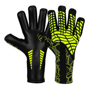 Professional Leather Goalkeeper Gloves <b>Full</b> Finger PU Leather Non <b>Slip</b> Breathable Waterproof Quick Drying Unisex Sports Gear - Product Image 1