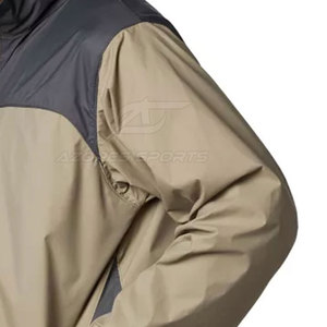 Veste coupe-vent d'hiver pour homme, à capuche, légère, résistante à l'eau, respirante, écologique, séchage rapide, tissu polyester/nylon pour - Product Image 6