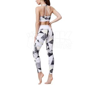 Ensemble de yoga par sublimation, tissu léger et doux, tenue de sport confortable pour la gym et l'entraînement - Product Image 6