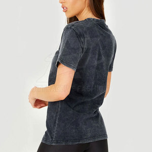 Camiseta de Mujer con Lavado Ácido, Tela Suave, Precio Bajo, Transpirable, Ligera, Cómoda para Uso Diario - Product Image 2