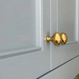 Bouton de meuble rond en laiton antique, design traditionnel, poignée de quincaillerie durable pour tiroir, cuisine, maison, bureau - Product Image 4
