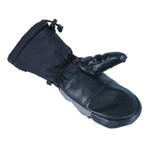 Guantes de esquí con dedos completos, negros, de poliéster, con aislamiento térmico, cierre de gancho y bucle, unisex, para invierno y actividades al aire libre - Product Image 6