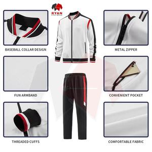 Survêtement pour homme personnalisé Ryan Pro Gear, respirant, couleur unie, grandes tailles, impression ou broderie de logo personnalisé, vente en gros - Product Image 1