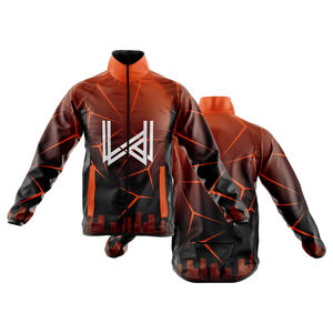 Chaqueta Cortavientos Personalizada, Nueva, Informal, con Diseño Ecológico, 100% Nailon Recubierto, de Secado Rápido, Impermeable, Resistente al Viento y Transpirable, con Cuello Alto - Product Image 4