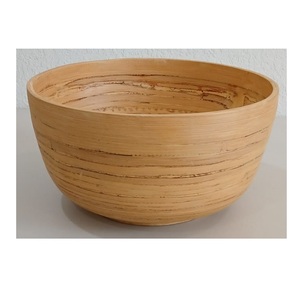 Bol de service en bois d'acacia de style créatif, durable, pour la décoration de la maison, les hôtels, les restaurants, la cuisine, la vaisselle, les soupes, les collations. - Product Image 6
