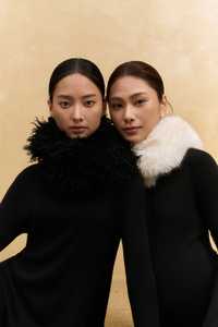 Robe noire en maille mousse extensible, tissée, mi-longue, col roulé, manches classiques, rayée, boutonnée, minimaliste, simple, pour l'été, ODM OEM - Product Image 6