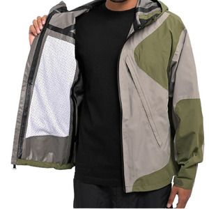Men's Windbreaker <b>Jacket</b> Casual Outdoor <b>Jacket</b> Custom Logo <b>Patchwork</b> Color Nylon Lightweight Windproof <b>Jacket</b> - Product Image 4