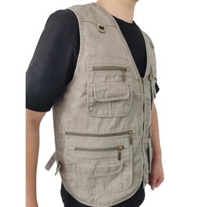 Hot <b>Sale</b> Unique Design Hunting Vest Lightweight Adult Hunting Vest Unique Design Hunting Vest Solid Color Spring Outdoor Wear - Product Image 1