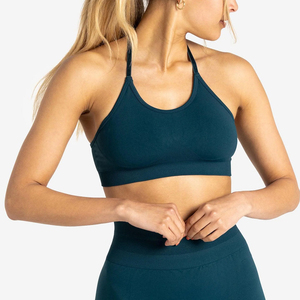 Sujetador deportivo transpirable de talla grande con espalda cruzada para mujer, ropa de fitness para gimnasio, alta sujeción, secado rápido, diseño OEM personalizado al por mayor - Product Image 3