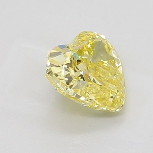 Diamante Suelto en Forma de Corazón de 3.00 Ct, Color Amarillo Intenso, Claridad VS2, Corte Excelente, Certificado, para Joyería de Lujo - Product Image 4
