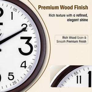 Bold Numeric modern <b>wall</b> <b>clock</b> along with luxury <b>wall</b> <b>clock</b> feel like vintage <b>wall</b> <b>clock</b> feature like silent <b>wall</b> <b>clock</b> for home - Product Image 6