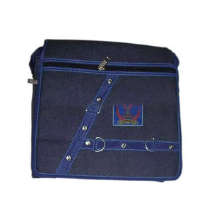 Sac Hobo en Jean Bleu Imprimé Personnalisé, Nouveau Sac Messager en Toile avec Poignée Amovible, Sac de Courses Tendance - Product Image 1