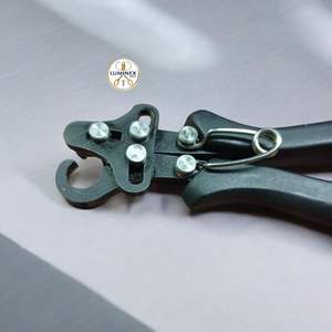 Pince de fermeture pour anneaux en acier inoxydable / Outil de fermeture pour micro-anneaux / Pince de fermeture pour nano-perles - Légère pour la fabrication de bracelets et le bricolage - Product Image 3