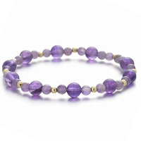 Bracelets élastiques en amazonite, pierres précieuses naturelles, pour femmes et filles, idéal pour un cadeau