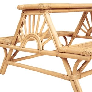 High Quality Children Furniture Kids Rattan Picnic <b>Table</b> Kids Room Wholesale Factory Price Hot Sale Kids Furniture Cheap New - Product Image 2
