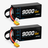 Batterie LiPo RC JOTEN 9000mAh 6S 22.2V 100C XT90S à décharge élevée, rechargeable, pour drone FPV, UAV, quadricoptère, avion