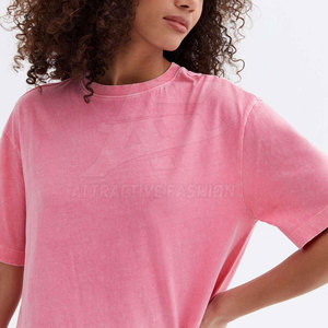 Camiseta Moderna Personalizada para Mujer con Lavado Ácido, Tela Ligera, Camiseta Casual de Moda para Mujer - Product Image 6