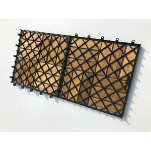 Kanhome T12A2, diseño moderno, venta al por mayor, 300x300x24mm, Base de plástico superior de Acacia, azulejos de cubierta antideslizantes impermeables para decoración al aire libre - Product Image 6