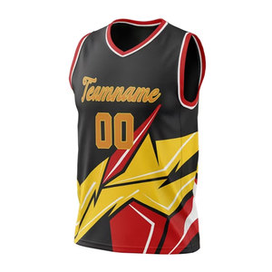 เสื้อบาสเก็ตบอลคอวีแบบสั่งทำพิเศษ คุณภาพสูง พิมพ์ชื่อทีม สำหรับผู้ใหญ่ ใส่ได้ทุกฤดู - Product Image 2