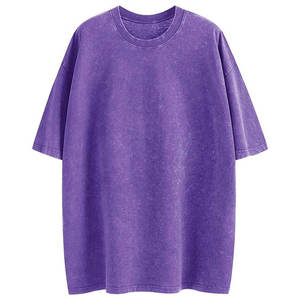 T-shirt ample pour femme en coton 100% 240 GSM, délavé à l'acide, col rond, coupe décontractée, personnalisable - Product Image 6