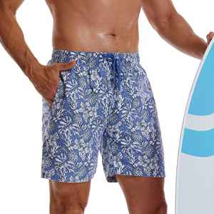 High Quality Personalized Print Summer Beachwear Casual Plus Size Compression Liner Waterproof Pocket <b>Mens</b> Swim <b>Trunks</b> - Product Image 2