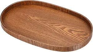 Bandeja Apilable de Madera con Bordes Lisos, Asa y Diseño de Frutas para Eventos de Catering, Hoteles, Restaurantes y Bodas - Product Image 2