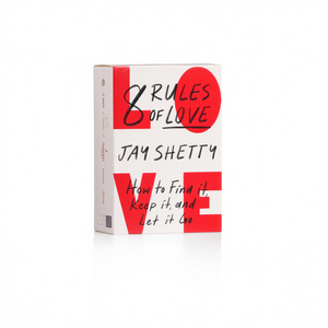 8 règles de l'amour par l'auteur Jay Shetty, livre broché personnalisé, impression de couverture souple - Product Image 2