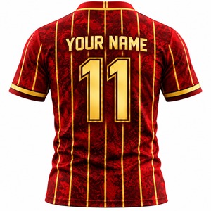 เสื้อฟุตบอลทีมขายส่ง เสื้อแข่งฟุตบอลแบบกำหนดเอง ชุดกีฬาซับลิเมชั่น ชุดยูนิฟอร์มสโมสรและอะคาเดมี โรงงานผลิตโดยตรง - Product Image 3