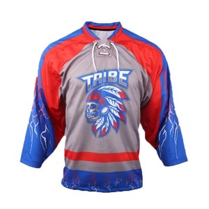 Jersey de Hockey sobre Hielo de Alta Calidad, Impresión de Logotipo Personalizado, Tela Transpirable, Fabricante de Ropa Deportiva al por Mayor, Suministro de Fábrica - Product Image 3