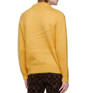 Pull en mohair respirant au design populaire, logo personnalisable sur le devant, léger, toucher doux, offre OEM - Product Image 3