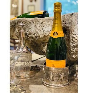 New arrival silver Coated Wine Bottle Coaster Wedding Parties Wine Bottle Coaster Hot Sale Material Aluminum - Product Image 1