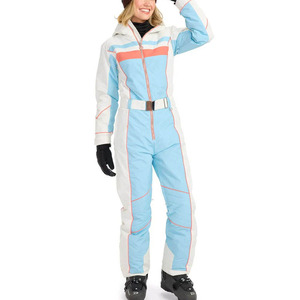 Combinaison de ski unisexe personnalisée 2026 avec fermeture éclair, combinaison de ski pour femme grande taille, combinaison de ski quotidienne, ensemble veste et pantalon pour activités de plein air - Product Image 1