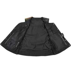 Chaleco de Cuero para Motociclistas, Chaleco de Moda para Motociclistas, Duradero, Cómodo, Elegante y Ligero para Uso al Aire Libre - Product Image 4