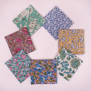 Organic Cotton Luxury Bandana 21x21 Inch Vintage Floral Pattern Multicolor Head <b>Wrap</b> Scarf for Adults Ladies <b>Gift</b> - Product Image 4