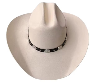 Custom Leather <b>Western</b> Cowboy <b>Hats</b> New Image Style for Daily Use Unisex Outdoor Adjustable Custom Logo Travel Party Fishing All - Product Image 3