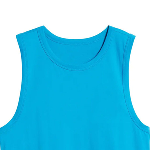 Camiseta Deportiva de Secado Rápido para Hombre, Chaleco Deportivo de Fitness, Poliéster/Algodón, Cuello Redondo, 180g - Product Image 5