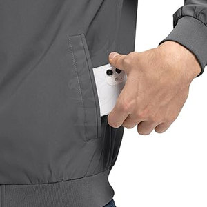 New Arrival 2026 Winter Warm Custom Made Casual <b>Men</b> <b>Track</b> <b>Jacket</b> with Stand Collar and Zipper Eco-Friendly Breathable <b>for</b> Sale - Product Image 4