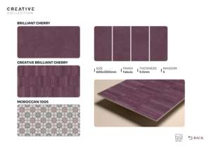 Azulejo de Porcelana con Textura Fabula de Diseño, 600x1200mm, 60x120cm, 24x48 Pulgadas, Formato Grande, Solución Decorativa Premium para Superficies Interiores - Product Image 3