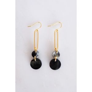 ชุดเครื่องประดับต่างหูยาวรูปเขาควายทำด้วยมือธรรมชาติ - Product Image 3