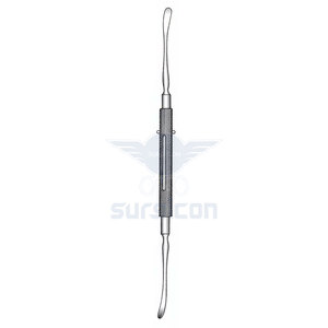 Élévateur nasal de septum et raspateurs Freer, longueur 19 cm / 7-1/2 pouces, avec pointes aiguisées et émoussées, taille 5 x 5 mm, chirurgical ORL - Product Image 3