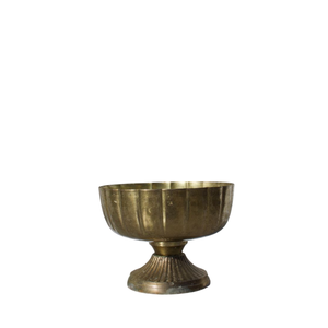 Luxury Antique Silver <b>Footed</b> Wine Bowls Champagne Cooler <b>Ice</b> Bucket Personalized Engraved Metal Drinkware For Weddings & Parties - Product Image 6