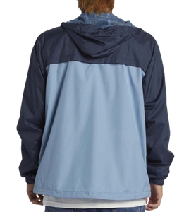 Veste coupe-vent imperméable unie pour homme avec fermeture éclair, logo personnalisé, respirante, pour jogging en extérieur - Product Image 6