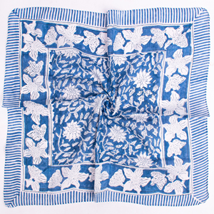 Bandana carré unisexe multifonctionnel en coton de qualité supérieure, imprimé floral, écologique, respirant, à nouer, pour le quotidien - Product Image 4