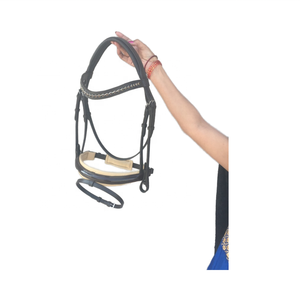 Bride anatomique nouvelle couleur cuir de cheval noir Stanford Bride anatomique Bride anatomique en cuir de cheval anatomique Bride anatomique en cuir de cheval - Product Image 6